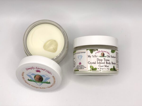 Cool Mint Deep Tissue Crystal Infused Body Butter