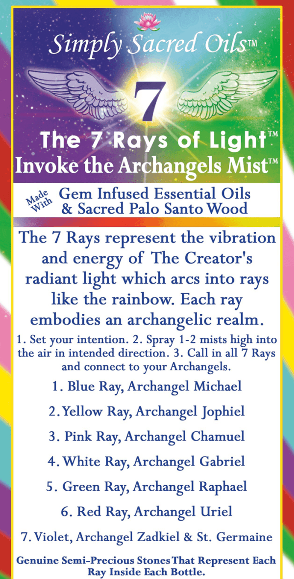 The 7 Rays of Light Room & Fabric Spray - Image 2