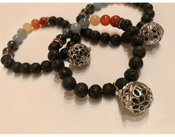 Globe Chakra Aromatherapy Locket Bracelet
