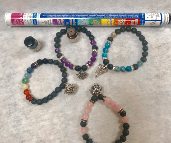 Love Chakra Aromatherapy Locket Bracelet - Image 2